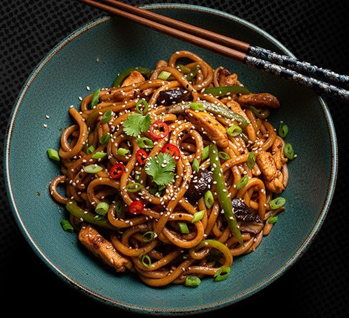 26M. Fried Udon – Vegetables