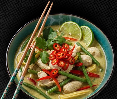 36M. Lime-Chili Curry (with rice) (spicy) – Vegetables