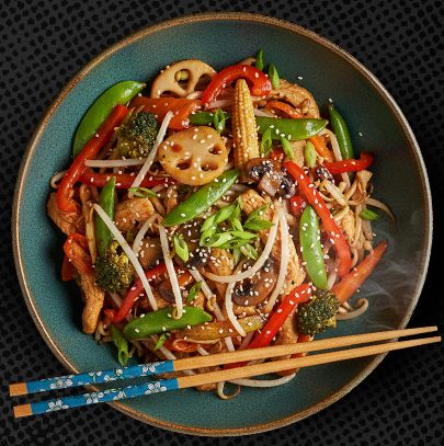 40M. Chop Suey (with rice) – Vegetables