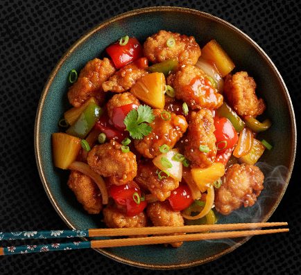 35M. Sweet & Sour (with rice) – Vegetables